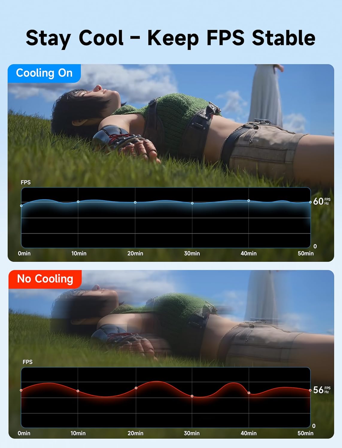 JSAUX Cooling Fan for Nintendo Switch 2 (2025), Cool Down Accessories for Switch 2 (Stepless Adjustable Fan Speed), Cools to Enhance Performance & Extend Console Battery Life - Black (GP0201A)