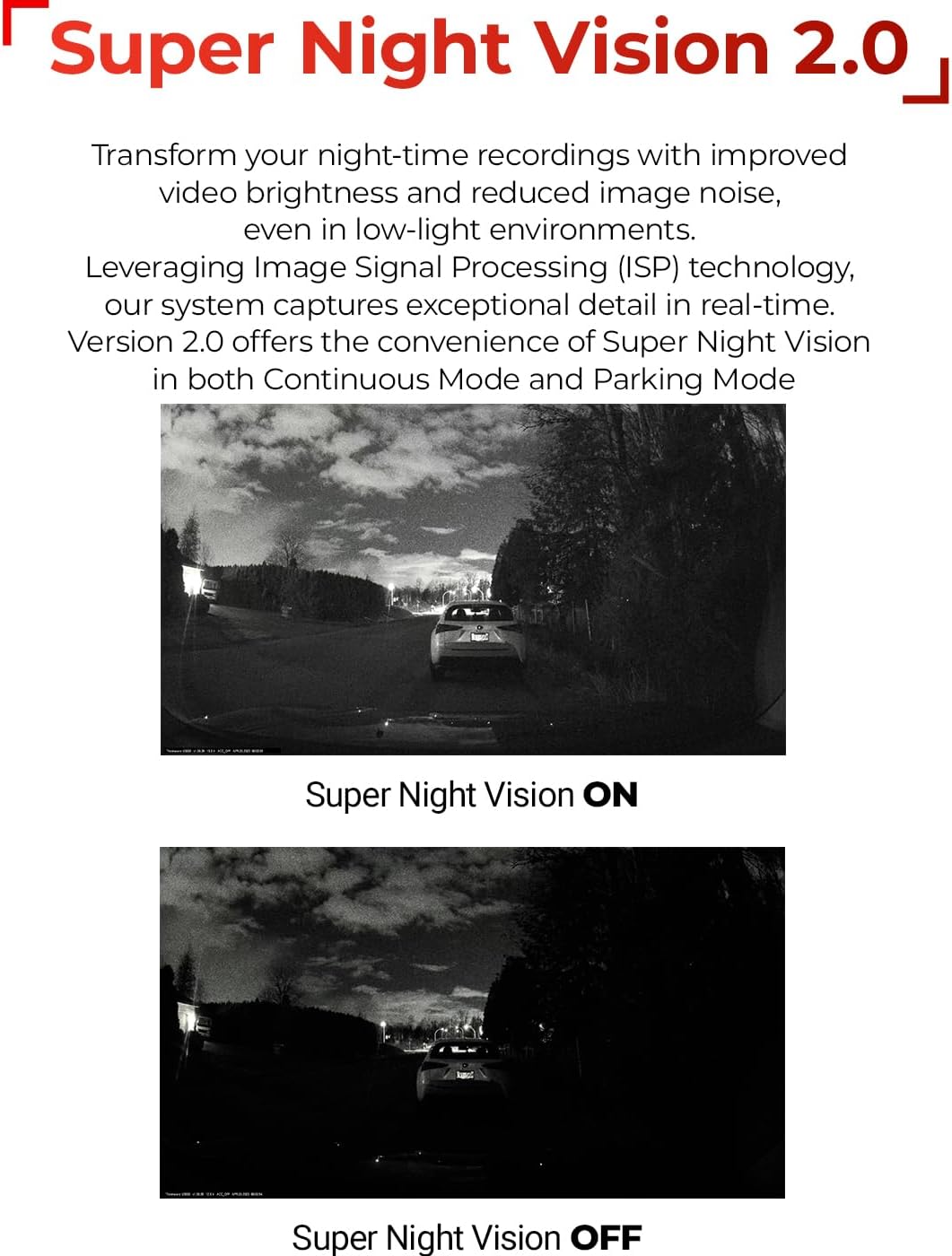 THINKWARE ARC Dash Cam with Smart Driving Alert System, 3X Energy Saving, 1440P+1440P Front and Rear, Wi-Fi, Super Night Vision, 24/7 Parking Mode (Free 32GB Card, Hardwiring, 12V Cable, GPS)