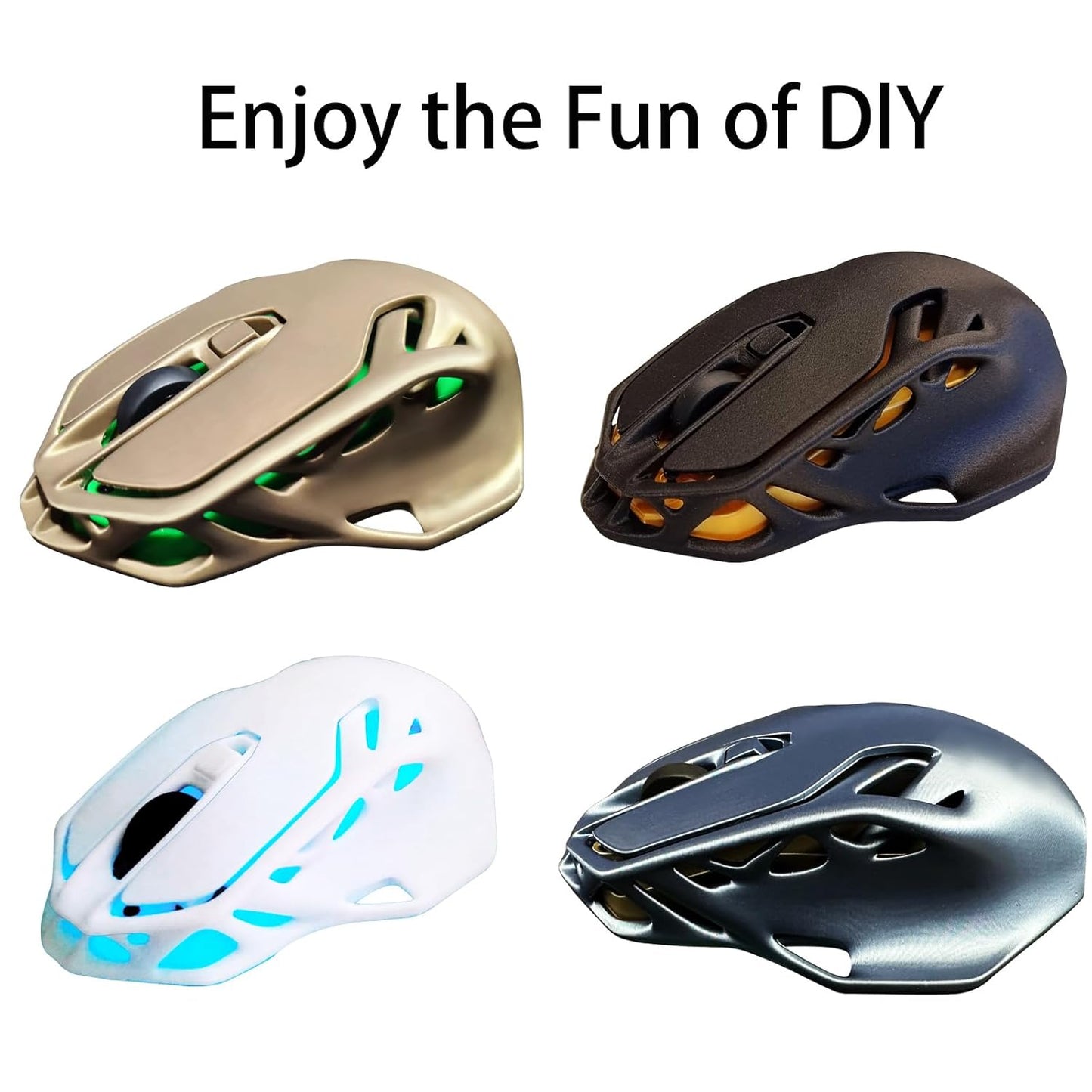 for Bambu Lab Original Makerworld MH002 3D Printed Wireless Mouse Model Components DIY Creative Models-Compatible with Bambulab P1P/P1S,A1/A1 Mini,X1/X1C/X1E