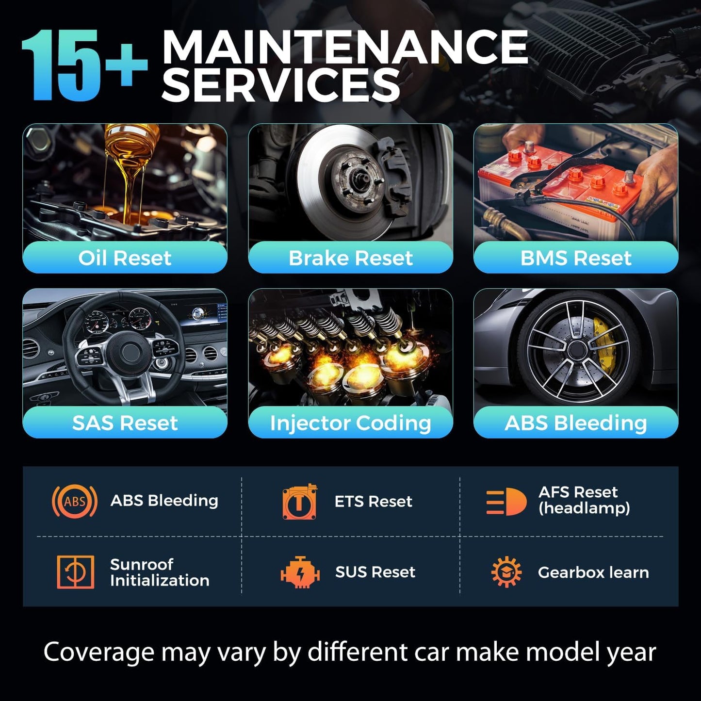 KINGBOLEN Ediag Elite OBD2 Scanner Bluetooth, Bi-Directional Control Scanner All System Diagnostic Tool for iOS & Android, 15+ Hot Reset, CANFD Protocol, FCA AutoAuth, No Subscriptions Lifetime Update