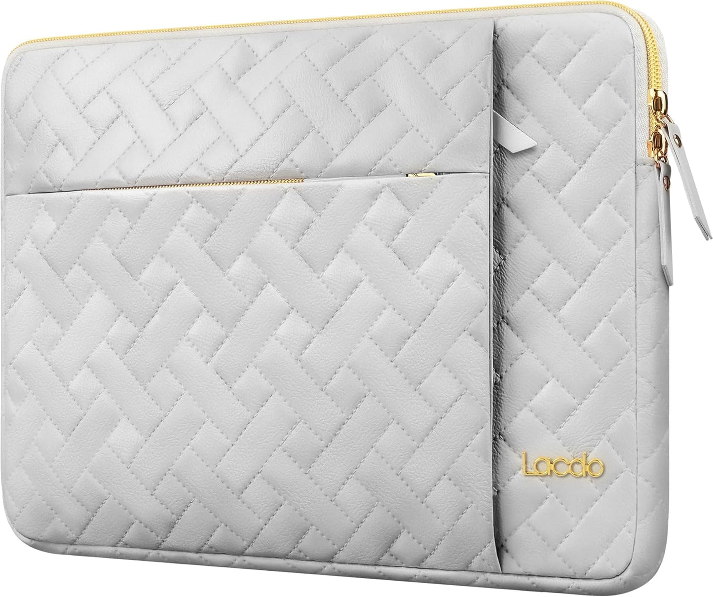 Lacdo 14 Inch Laptop Sleeve Case for HP Lenovo Dell ASUS Acer Chromebook 14 / HP Stream 14 / Dell Inspiron 14 / Lenovo IdeaPad 14 / Acer Spin/ASUS ZenBook Computer Bag Water-Resistant, Space Gray