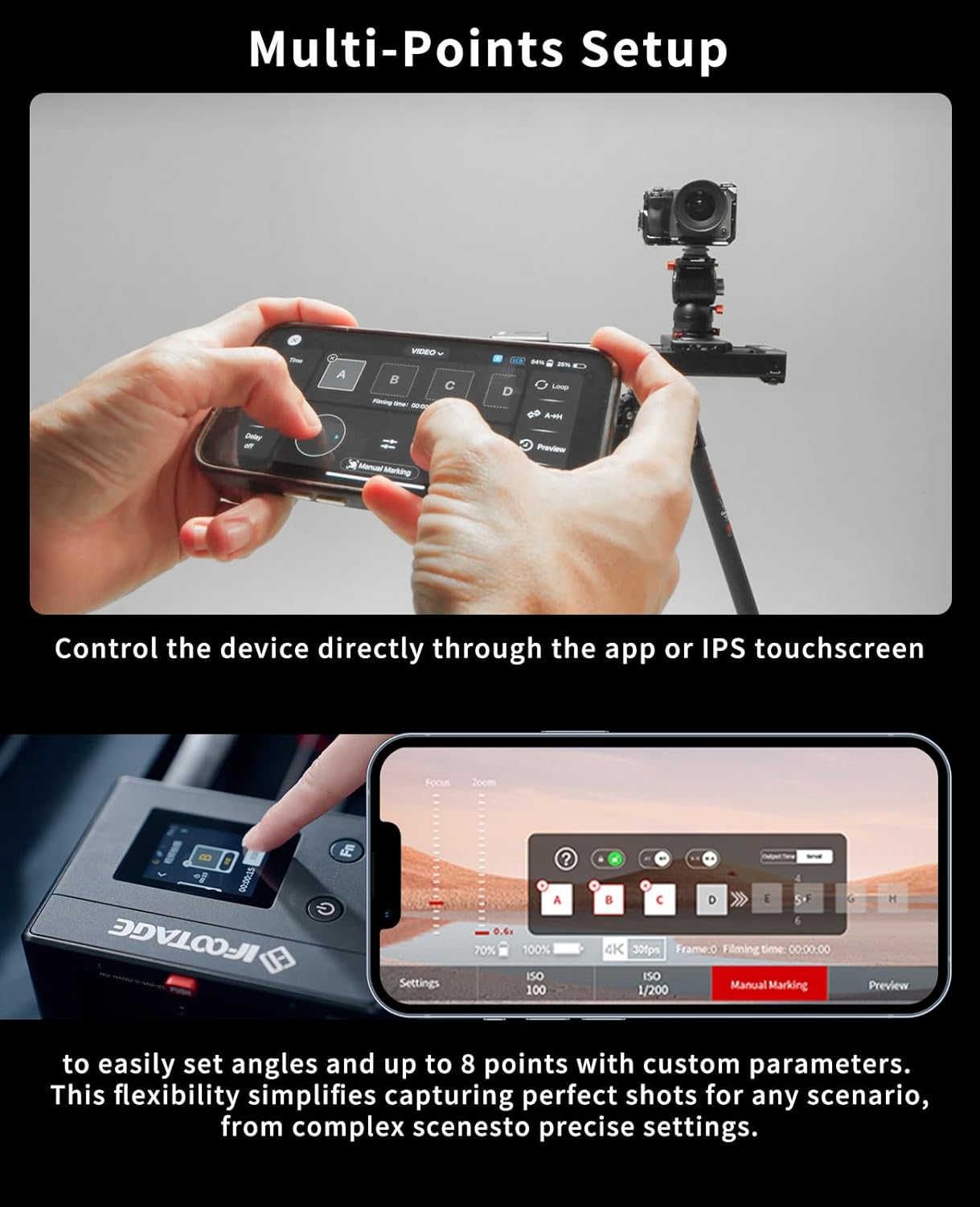 IFOOTAGE Shark Slider Nano II-660 (26inch) Motorized Camera Shark Slider with Dedicated Battery Grip PD140H Combo