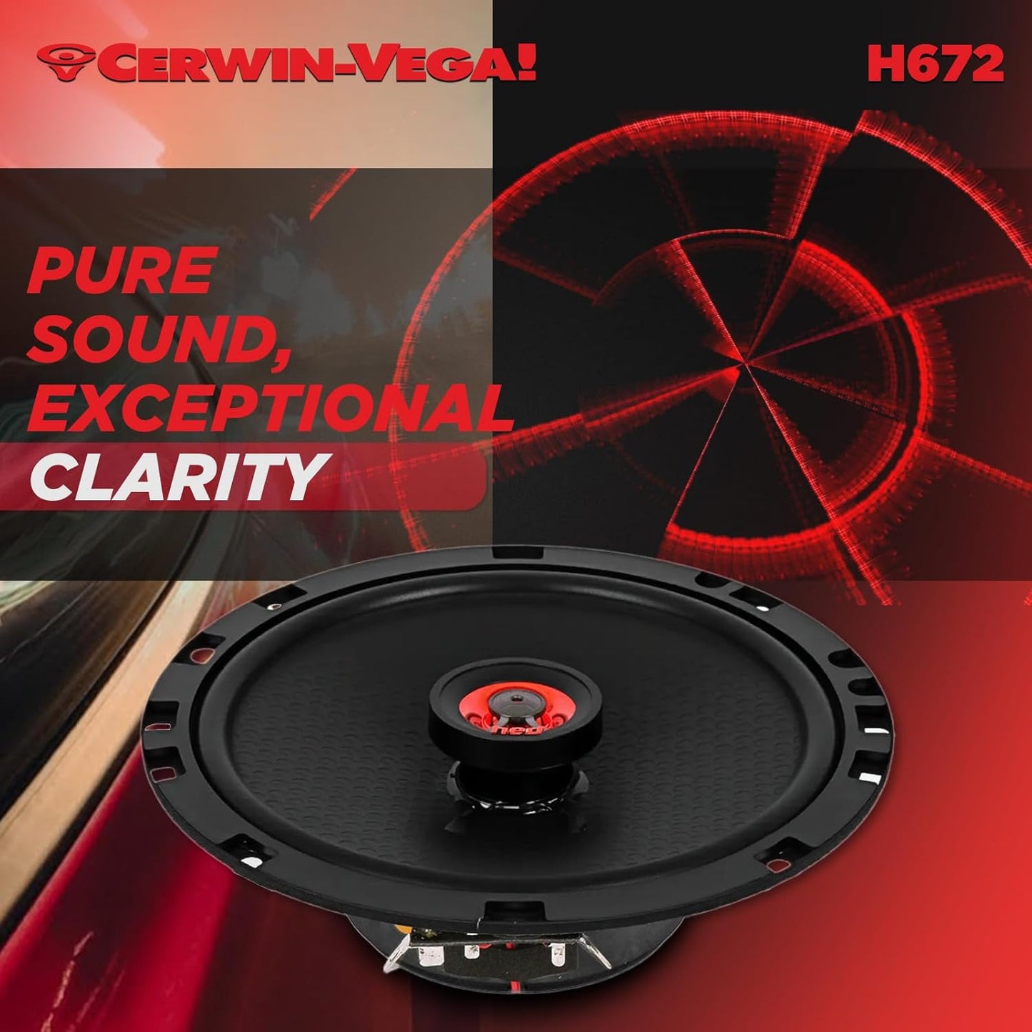 CERWIN-VEGA! HED 2025 Edition -6.75" Coaxial Speaker-H672