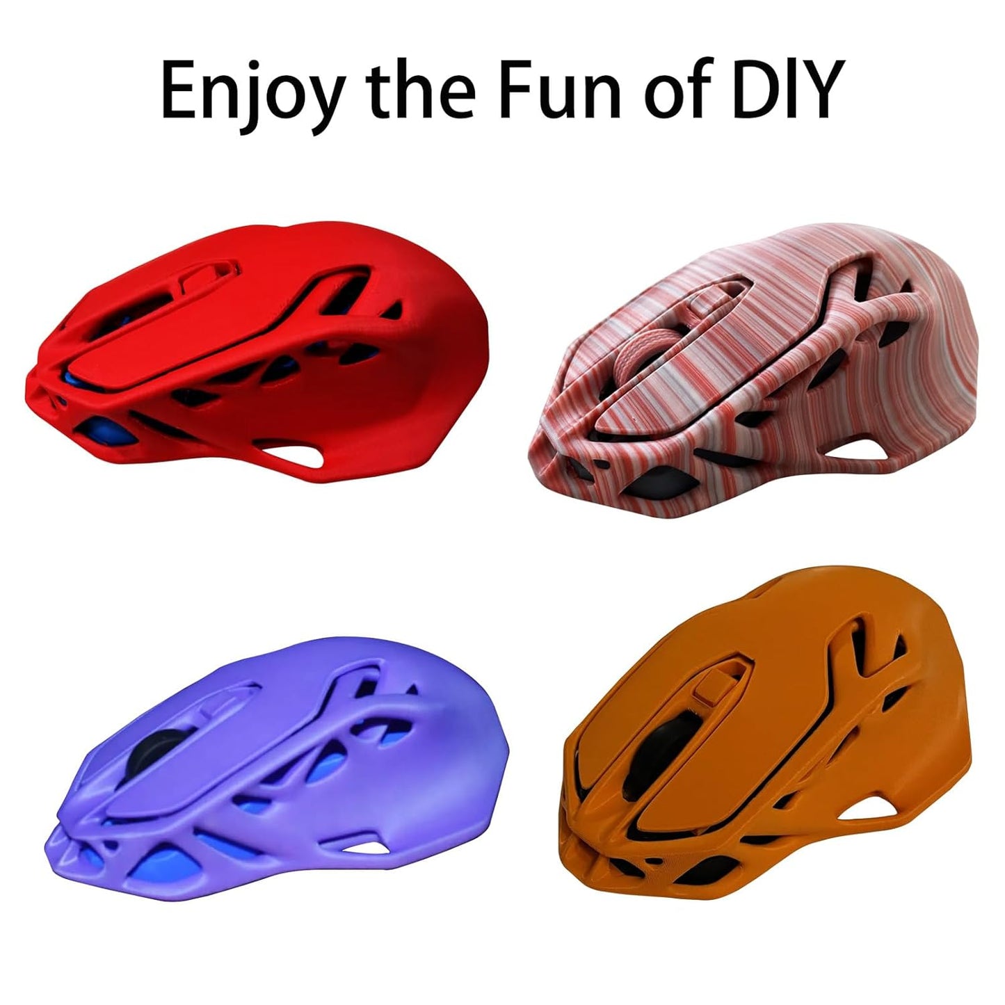 for Bambu Lab Original Makerworld MH002 3D Printed Wireless Mouse Model Components DIY Creative Models-Compatible with Bambulab P1P/P1S,A1/A1 Mini,X1/X1C/X1E