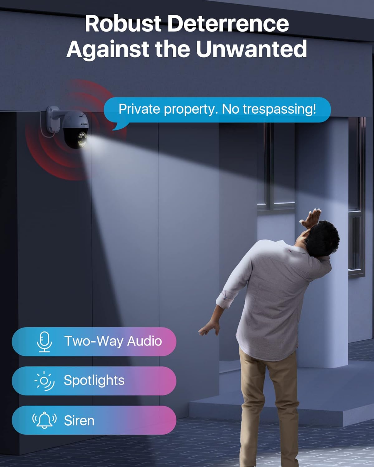 ZOSI 4K PoE Security Camera System with AI Face Person Vehicle Detection, 4 x 5MP 3K Outdoor Auto Tracking PT PoE Camera with 5X Digital Zoom, 2-Way Audio, 8CH 8MP NVR with 2TB HDD (16CH Expandable)