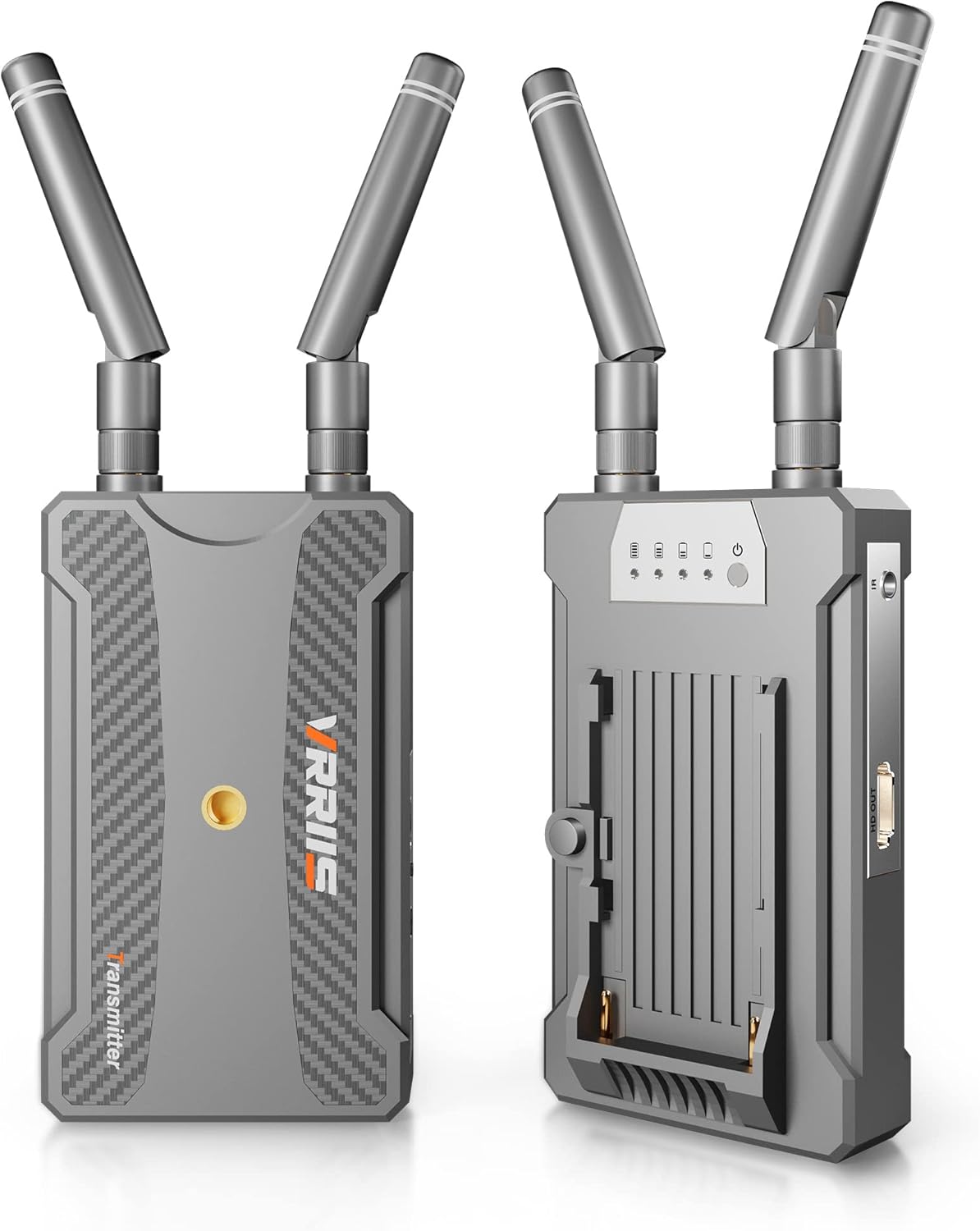 Wireless Video Transmission System, 820FT (250M) Range, 1080P Wireless HDMI Transmitter and Receiver, 2.4GHz & 5.8GHz Dual-Band Transmission 0.06S Low Latency, IR Remotecontrol & Loop-Out