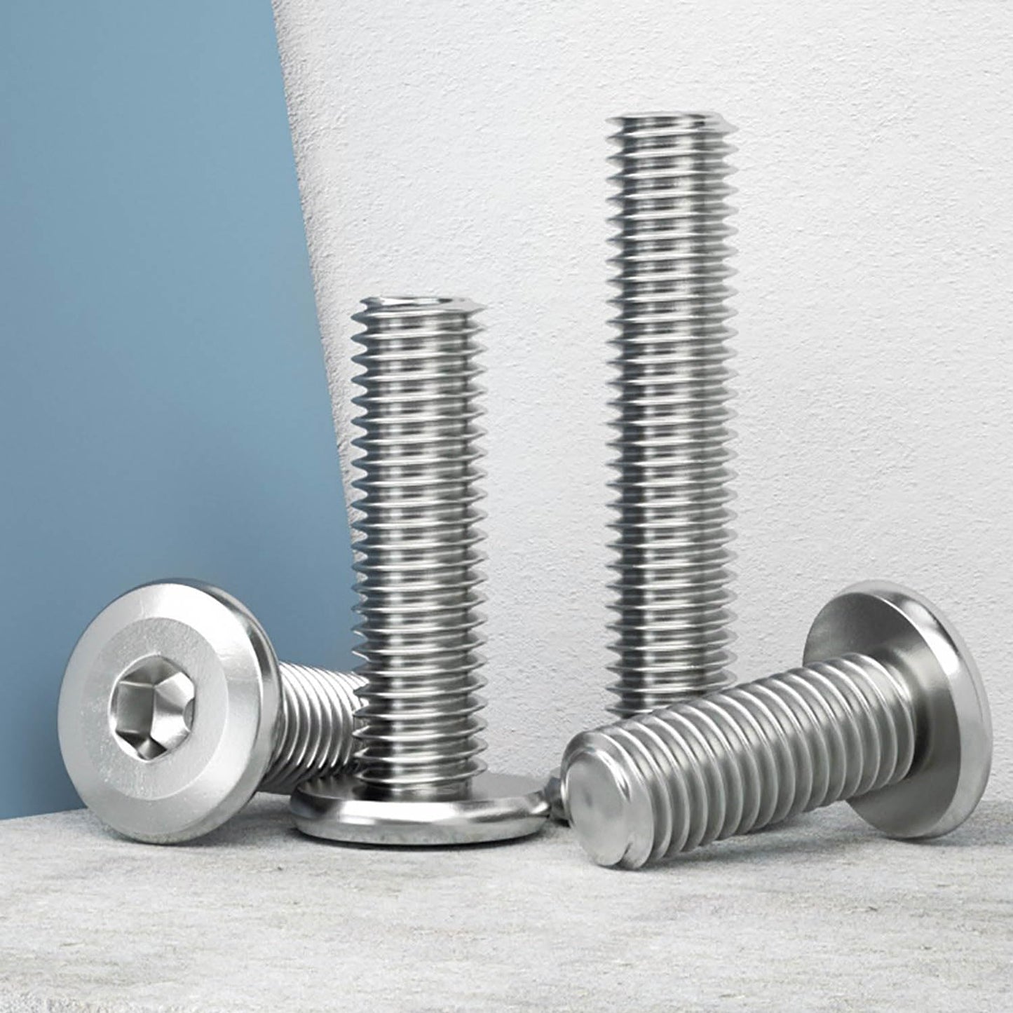 3/16-24 x 1-3/4" (30 Pack) Flat Head Hex Socket Cap Screws Bolts, 304 Stainless Steel 18-8, Hex Drive, Bright Finish, Fully Machine Thread