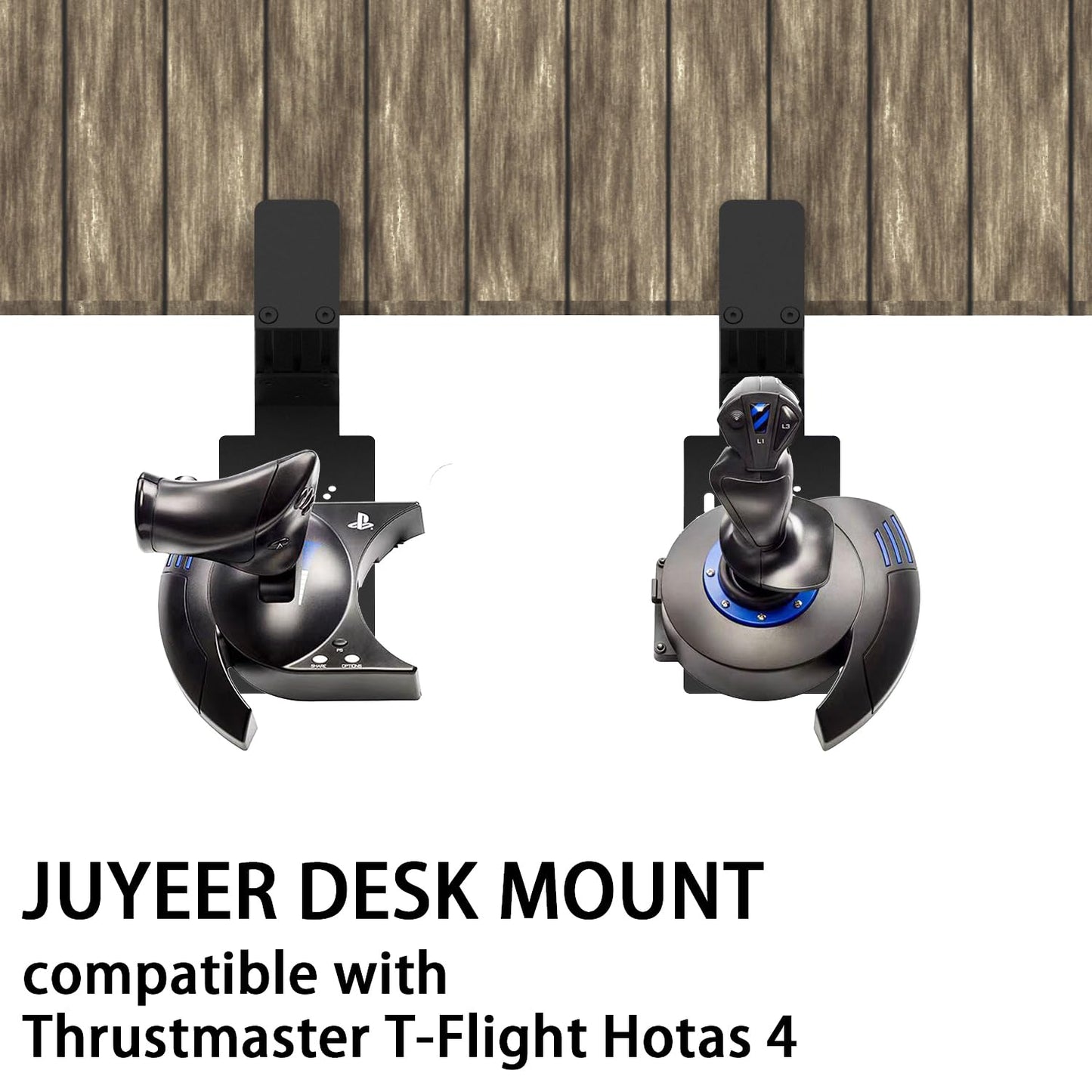 Quick Release Desk Mount: Compatible with WINWING URSA MINOR Space/Airline Joystick, Thrustmaster SimTask FarmStick/T.Flight HOTAS ONE, Compatible with Logitech G Extreme 3D Pro Joystick, Turtle Beach VelocityOne Flightstick