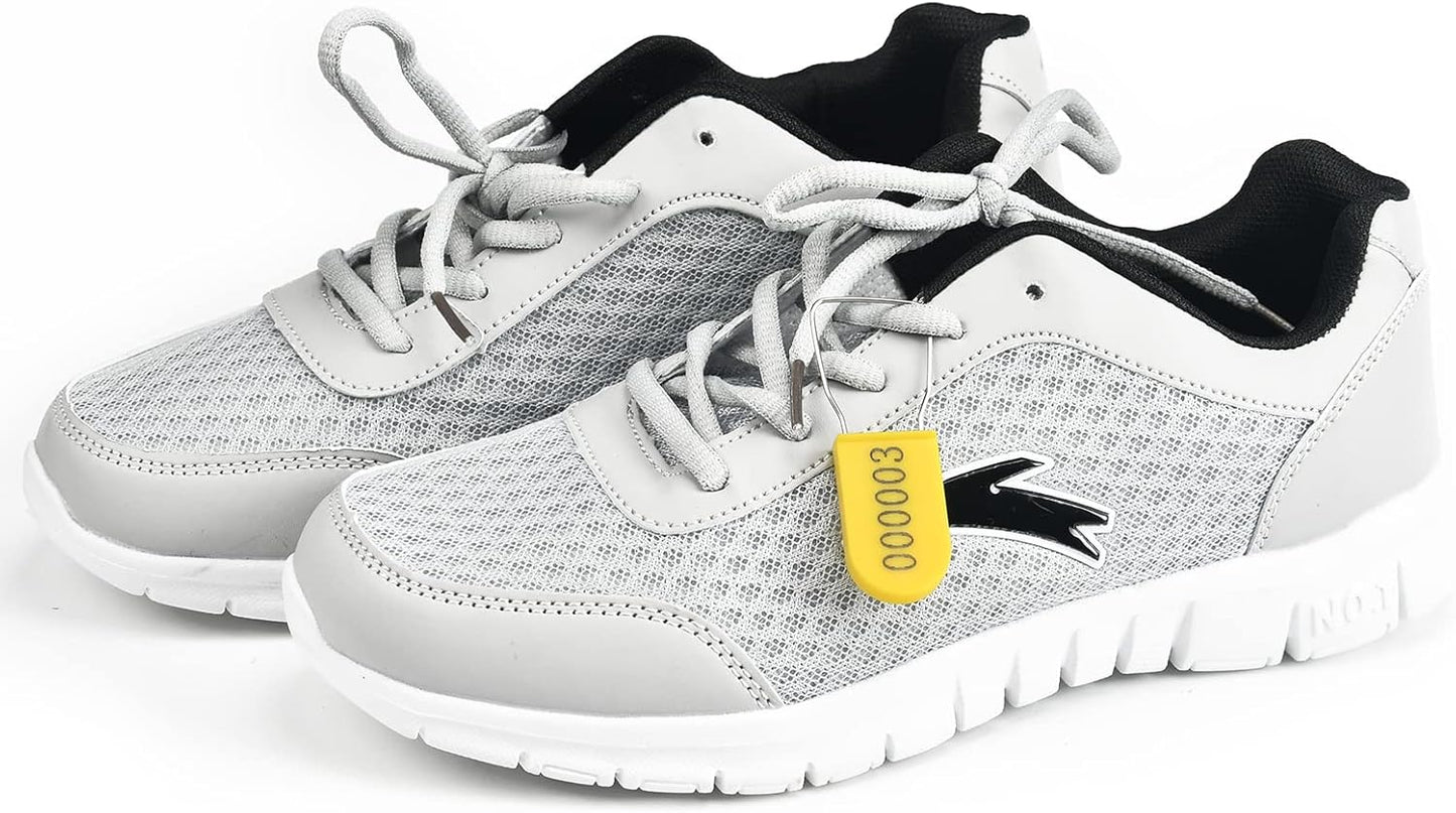 500PCS Plastic Padlock Security Seals Metal Wire Padlocks Electric Meter Seal Disposable Anti-Tamper Lock Numbered Anti Tamper Tag Hasps Yellow