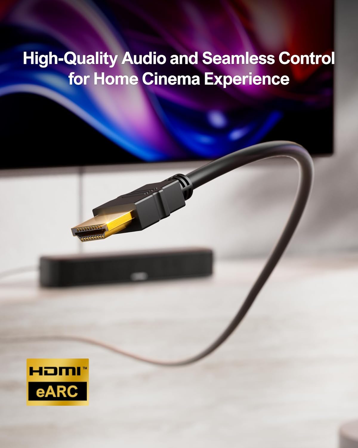 ULTIMEA 5.1ch Sound Bar with Dolby Atmos, Surround Sound System for TV, App Control, Home Theater Sound System, TV Soundbar with Subwoofer, 2 Surround Speakers, HDMI eARC/Opt/AUX/BT, Aura A50 Pro