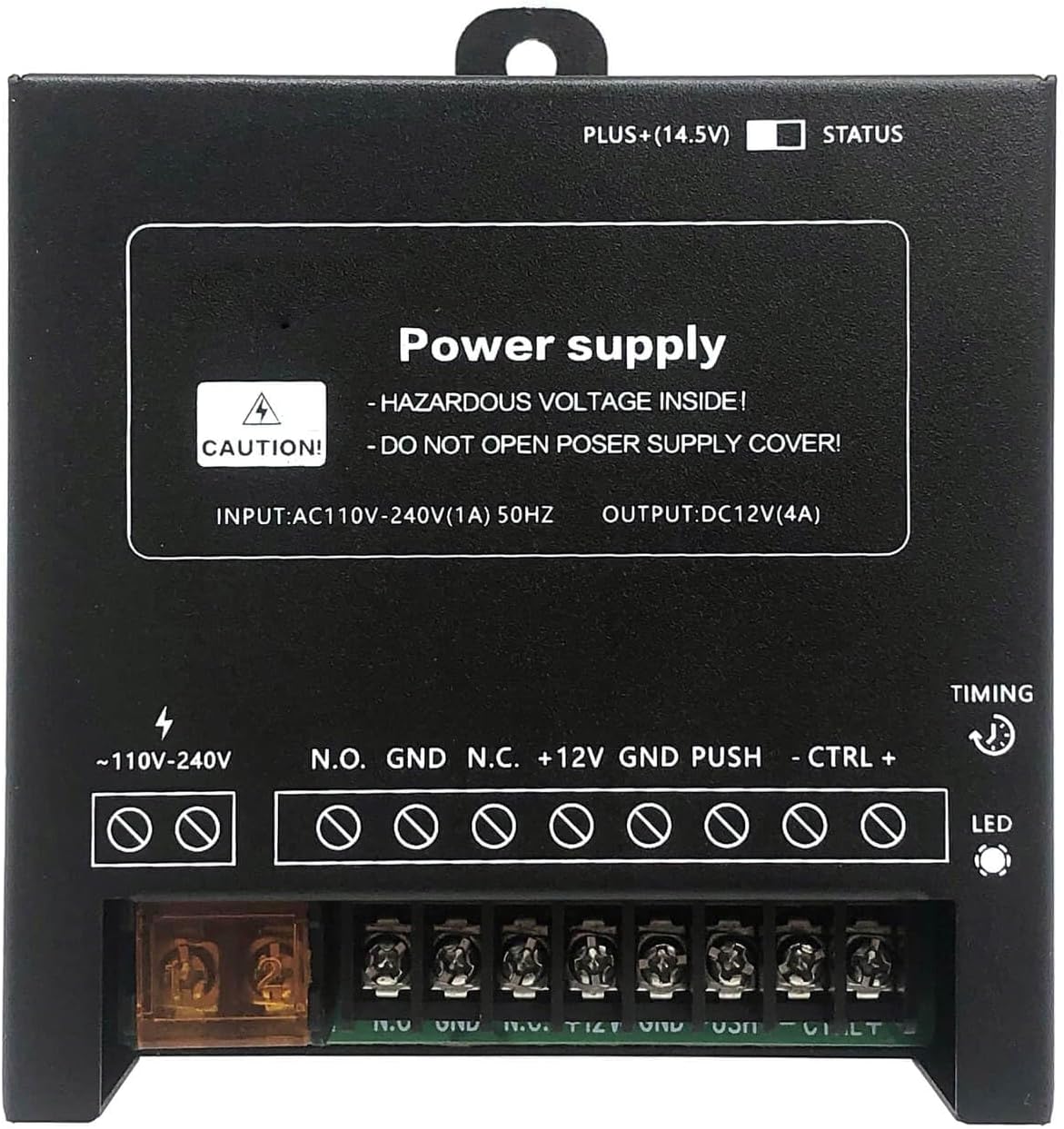 Door Access Control System Kit - Fingerprint, RFID Card, and Password Entry, 600LB Magnetic Lock, Infrared Wireless Switch, Waterproof Door Access Controller with LCD Screen Display