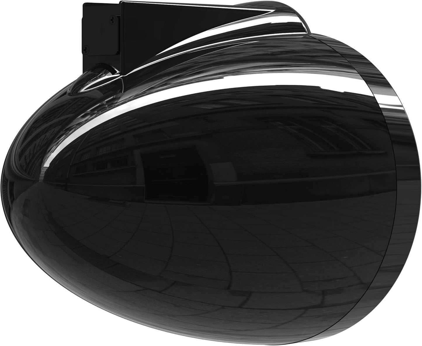 wet sounds Rev 8 Black V2 Revolution Series 8" Black Tower Speakers w/Silver Aluminum Fixed Clamp