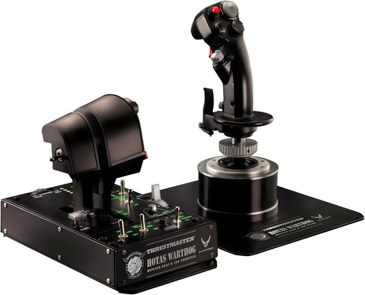 Thrustmaster HOTAS Warthog Flight Stick, Throttle and Control Panel for Flight Simulation, Official Replica of the U.S Air Force A-10C Aircraft (Compatible with PC)