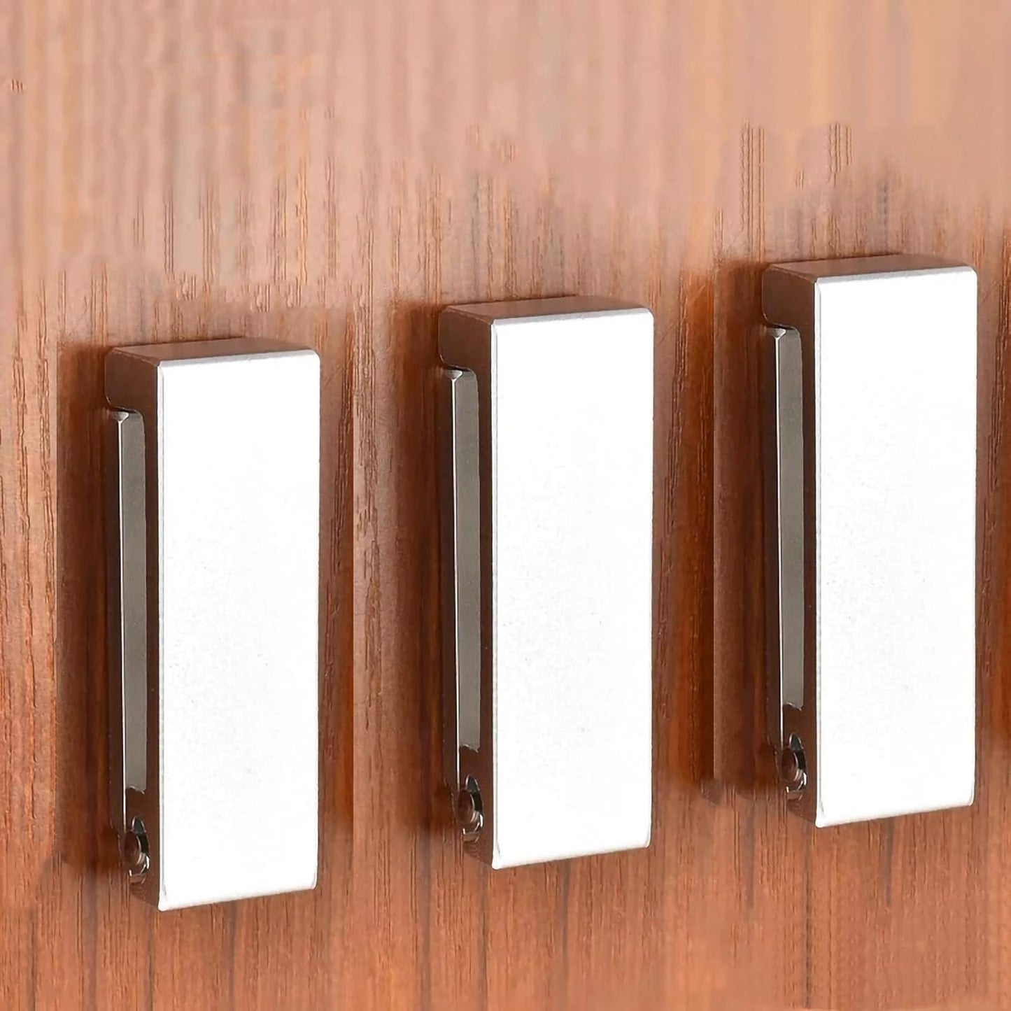 Folding Coat Hooks, Wall Hooks for Hanging Aluminum Alloy Cloth Hanger Coat Hanger Headphones Holder Headset Wall Hanger Hook- Pack of 4 (Silver)