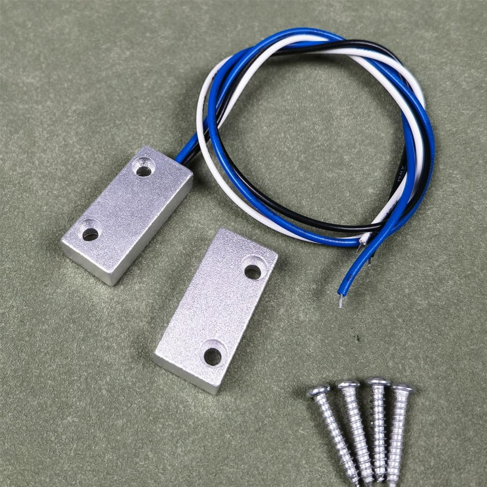 Rolling Door Contact Magnetic Reed Switch Alarm with 3 Wires for N.O./N.C. Applications MC-51
