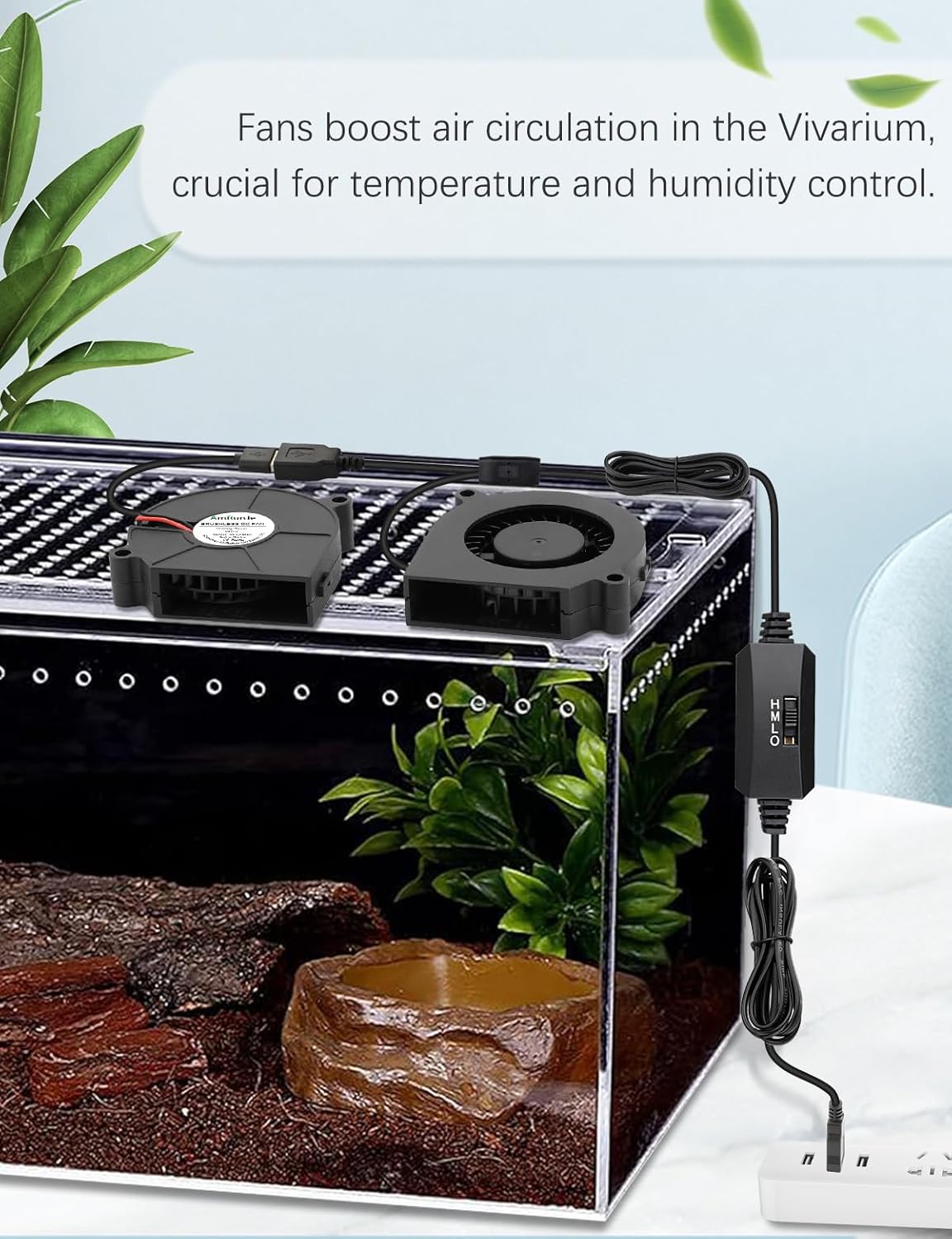 60mm x15mm 2 Pack Small USB Blower Fan 5V with 3 Degree Speed Brushless DC Squirrel Cage Fan for Cooling Xbox Computer Cosplay Costume Helmet PC Receiver