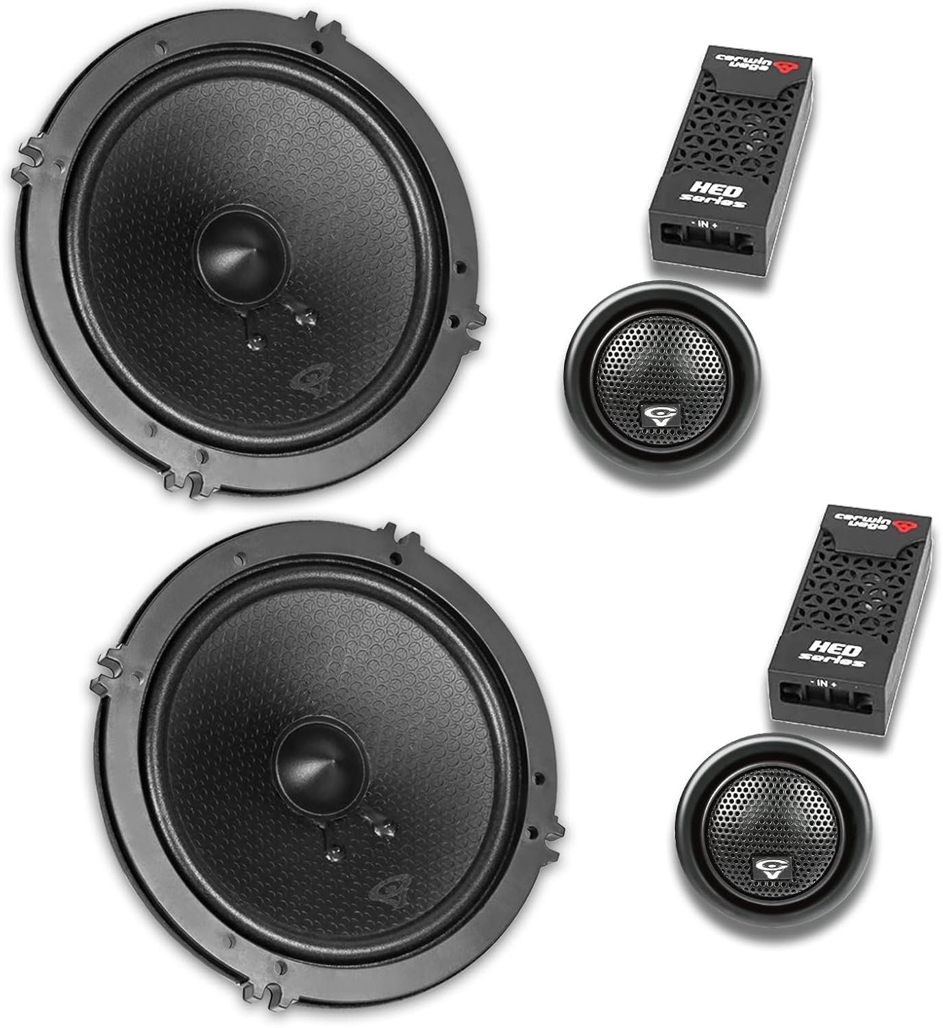 CERWIN-VEGA! HED 2025 Edition – 6.5” 2-Way Component Full Range Speaker System - H65C