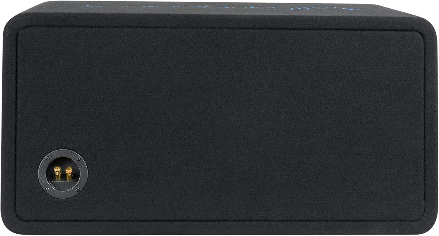 Rockville DV10K52 Dual 10" K5 2400w Car Subwoofers, Pre-Loaded Vented Sub Enclosure Box, 2 Ohm, 3/4" MDF, Cast Iron Basket, for Powerful Car Audio Bass