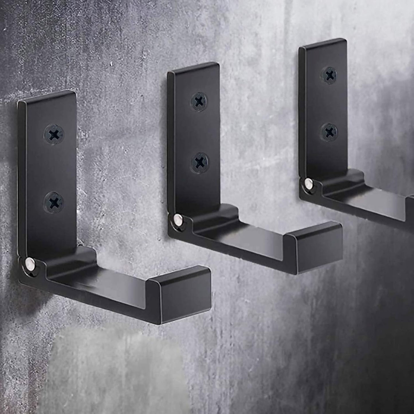 Folding Coat Hooks, Foldable Wall Hooks for Hanging Aluminum Alloy Cloth Hanger Coat Hanger Headphones Holder Headset Wall Hanger Hook- Pack of 4