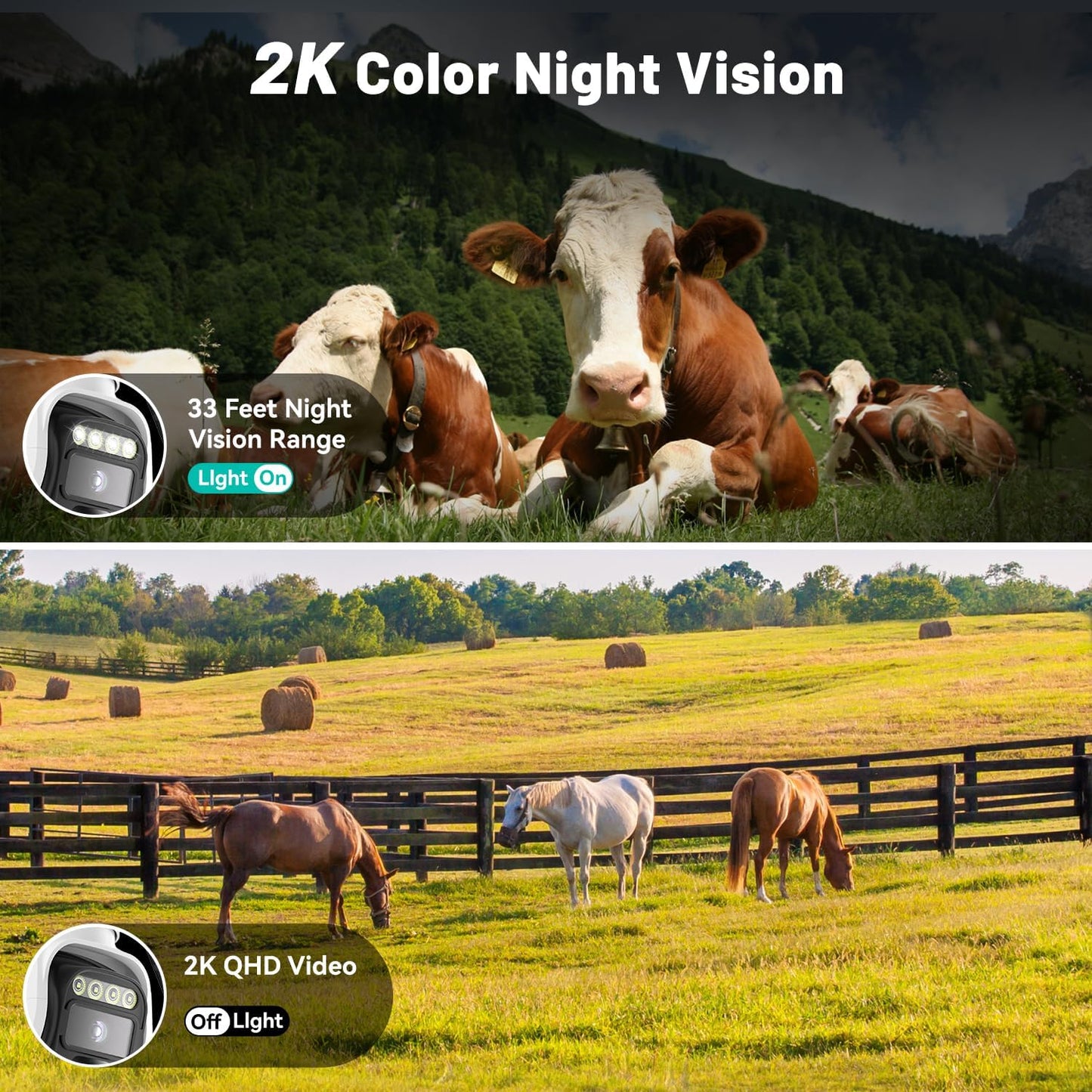 4G LTE Cellular Security Camera,No WiFi Solar Powered Wireless Camera Outdoor with SIM Card & Unlimited Data Plan, Remote Control, Pan Tilt,2K HD Night Vision, 2-Way Talk,Motion Detection