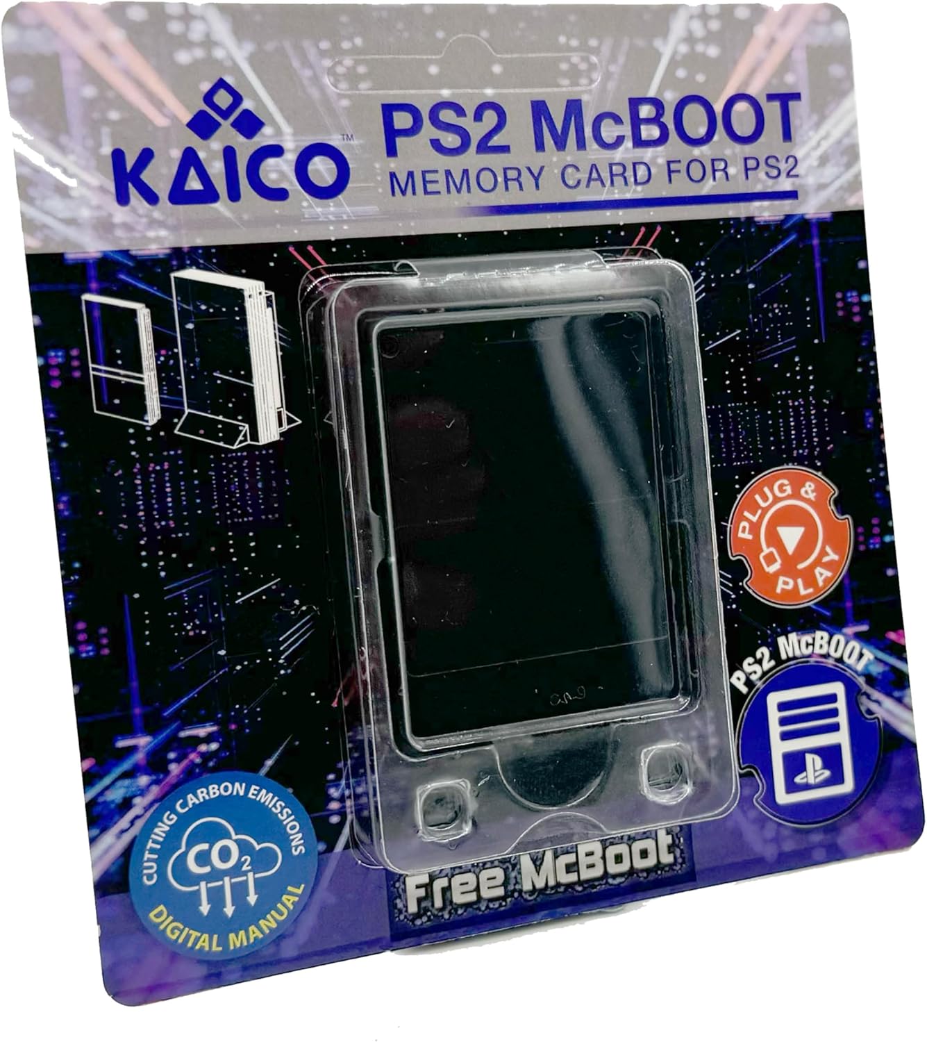 Kaico Free McBoot 8MB PS2 Memory Card – FMCB 1.966 for PS2 Console – Free McBoot PS2 Plug & Play – Memory Card PS2 Softmod Solution