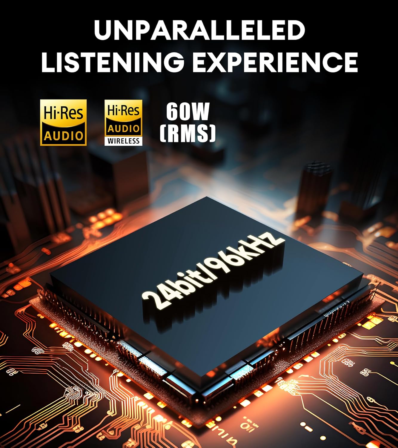 Edifier D32 Tabletop Wireless Speaker, Hi-Res Audio, LDAC, ALAC, 60W (RMS), 2.1 Acoustic Architecture, 11h Playtime, APP Control, Bluetooth 5.3, AirPlay2, USB-C and AUX Inputs, Brown