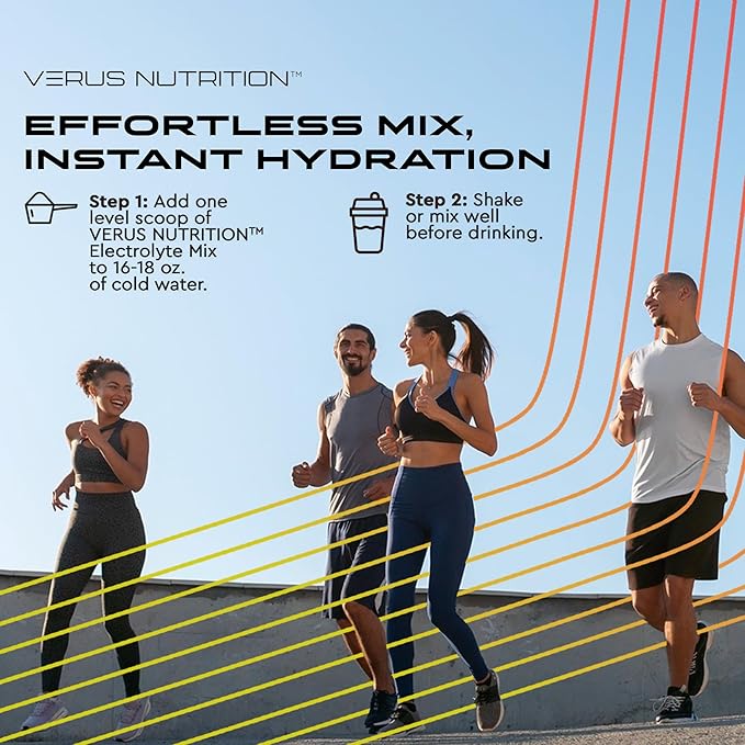 Electrolytes Powder No Sugar- Zero Calorie Hydration Powder | Sugar Free Electrolytes for Fasting, Keto & Vegan | Natural Ingredients Electrolyte Mix for Energy Boost, 60 Servings