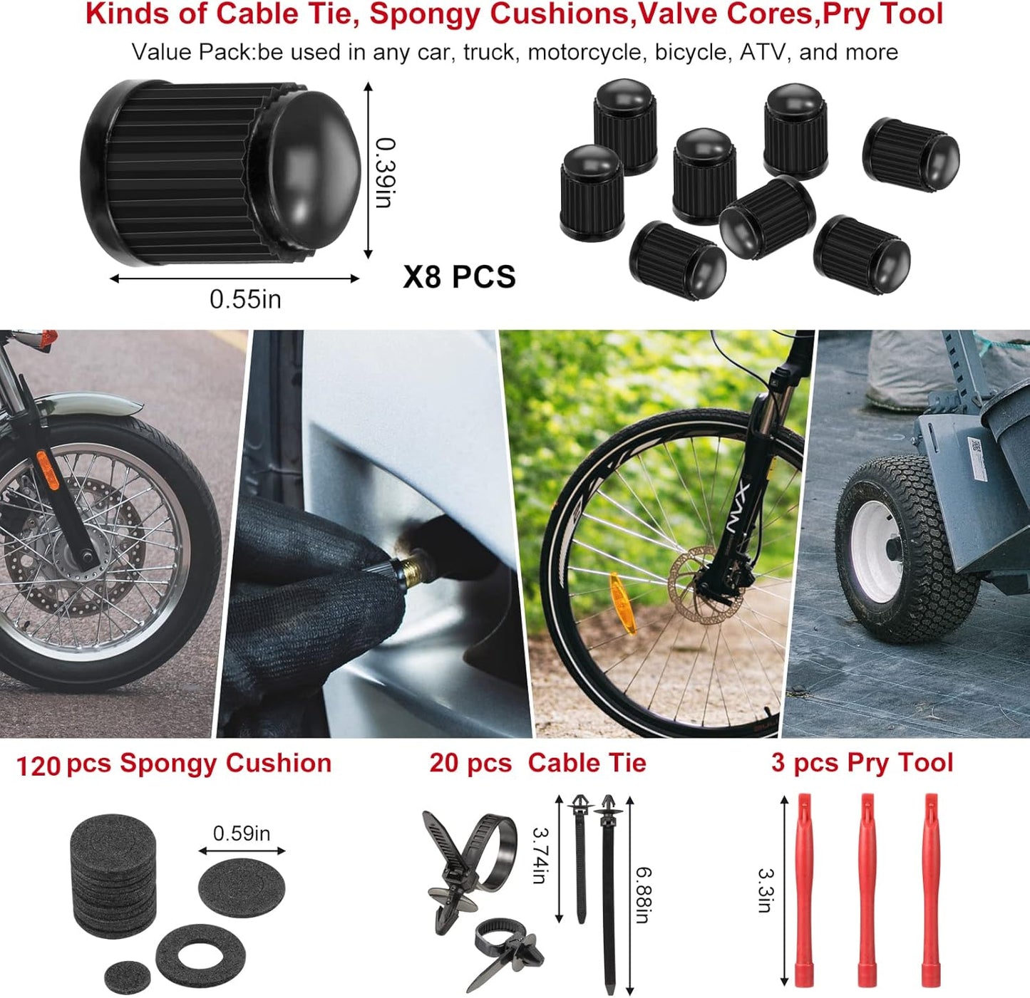 Trim Removal Tool Kit 330Pcs Car Removal Tool Kit Pry Tool Set Auto Clip Pliers Panel Door Radio Dash Window Bumper Adhesive Cable Clips Retainer Clip Set Terminal Removal Tool Set Fastener Remover