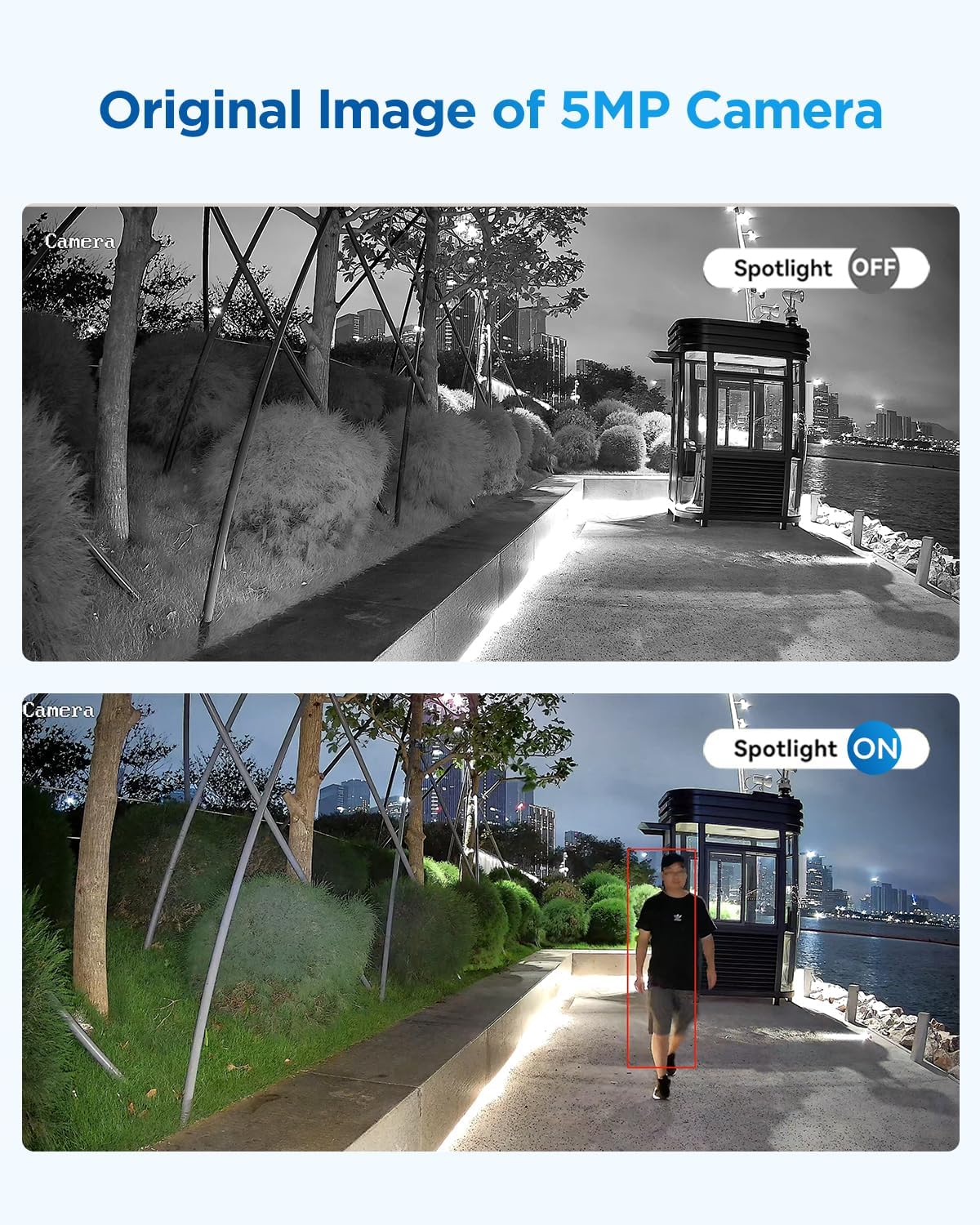 4COVR 16 Channel PoE PTZ Security Camera System, 12X 5MP IP PTZ Camera Two Way Audio, 280ｰ Pan 90ｰ Tilt 5X Optical Zoom, Smart Color Night Vision, Human Vehicle Detection, 4K NVR 4TB HDD, LY5XCP5M1612