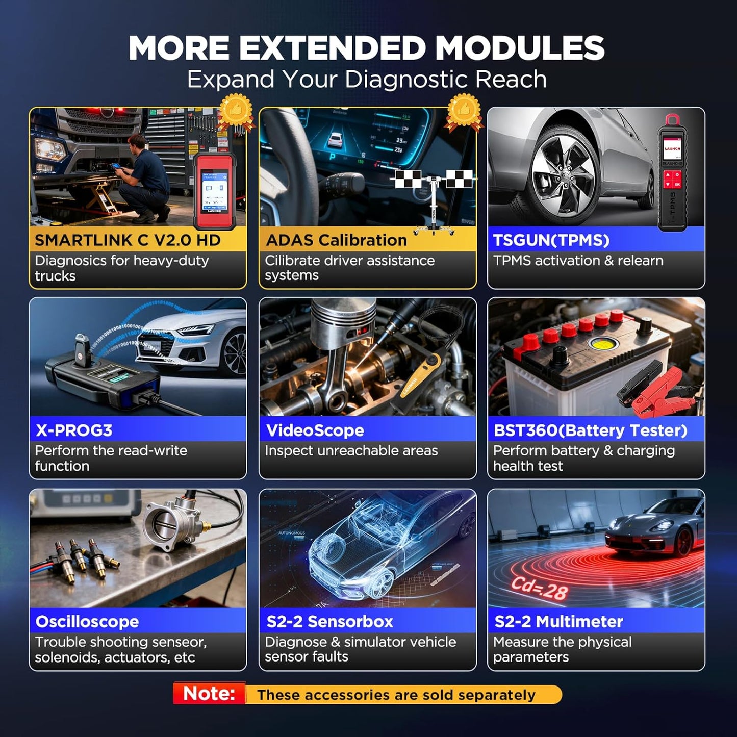 LAUNCH X431 Pro V5.0 2025 New Generation Automotive Diagnostic Scanner Tool, OEM Bluetooth Bidirectional OBD2 Scan Tool with CANFD & DOIP, 38+ Special Functions for All Cars