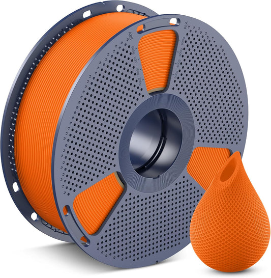 SUNLU 3D Printer Filament PETG Filament 1.75mm,Less Stringing Good Layer Adhesion High Toughness,PETG Filament 1.75 ±0.02mm, 1kg Spool(2.2lbs),Sunny Orange