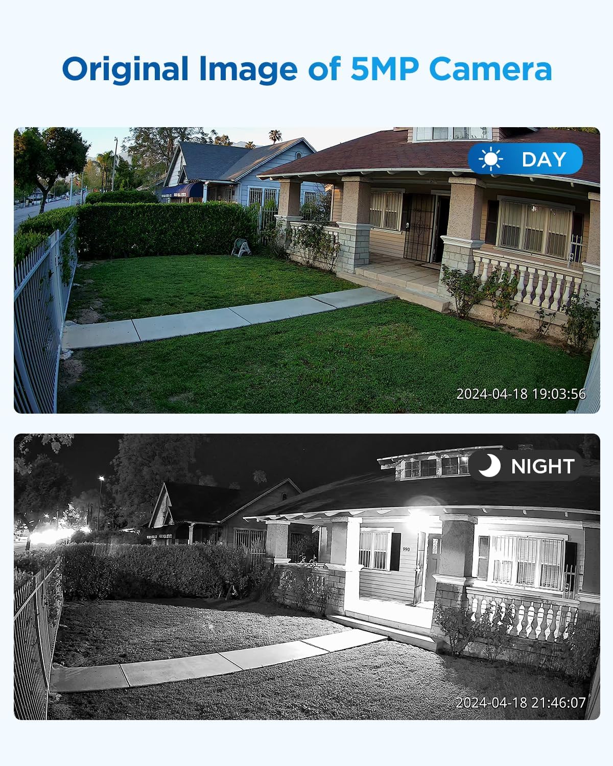 4COVR Security Camera System PoE, AI Human Vehicle Detection, 8CH 4K H.265 NVR 2TB HDD, 6Pcs 5MP Wired Commercial Dome IP Camera IP67 Night Vision, 24/7 Home Surveillance Outdoor, LY97AX5M0806