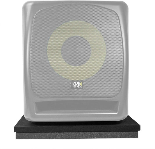 Rockville ISO 10-12 Isolation Platform Acoustic Riser Pad, 19" x 19" x 1.75", High-Density Foam, Vibration Reduction, Scratch Protection, for 10"/12" Subwoofers and Studio Monitors