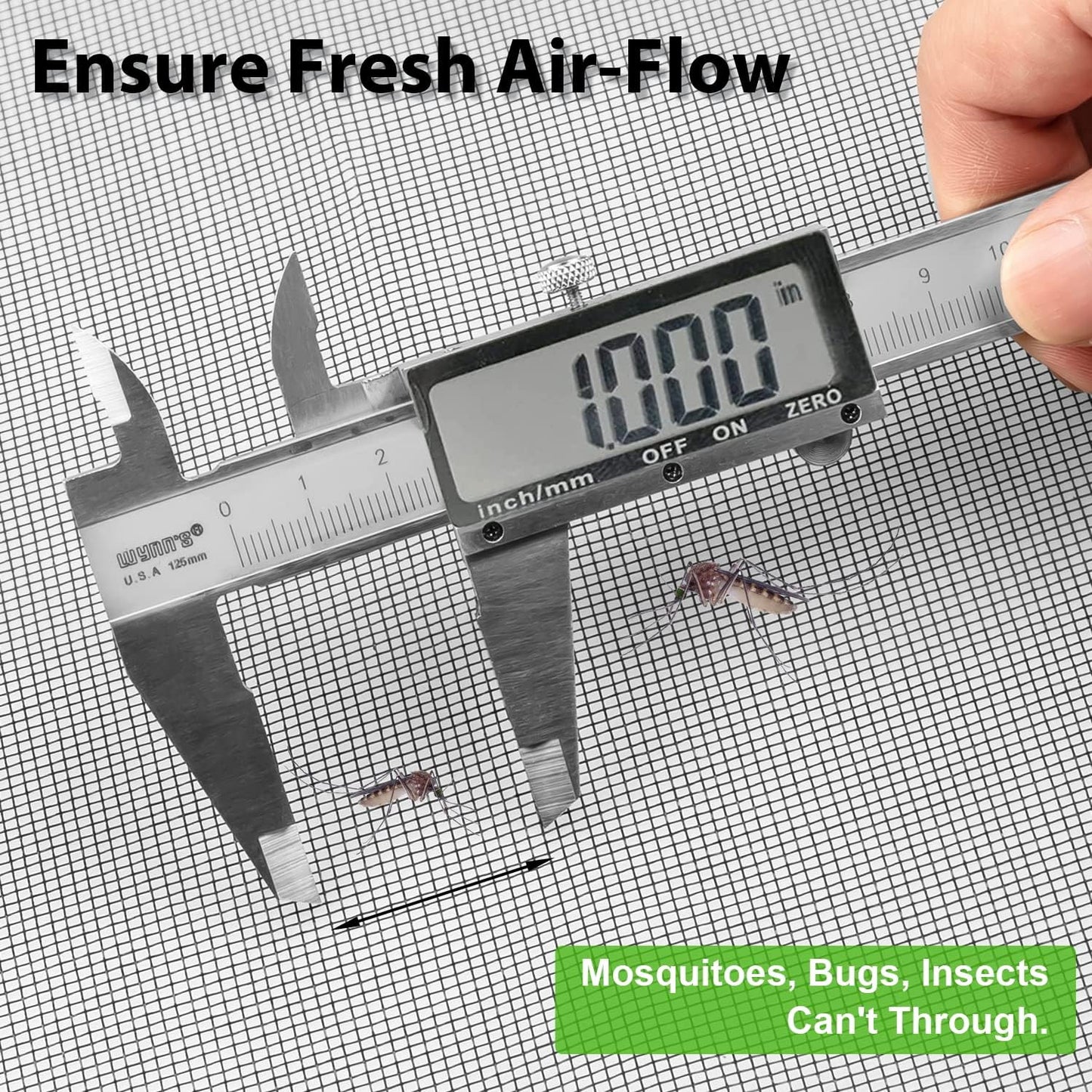 Replacement Window Screens, 59X106 Inch Durable Window Screen Mesh for Patio Porch Door Windows, DIY Adjustable Fiberglass Screen Repair Kit Sliding Net Roll Pet, Black by Ouskr