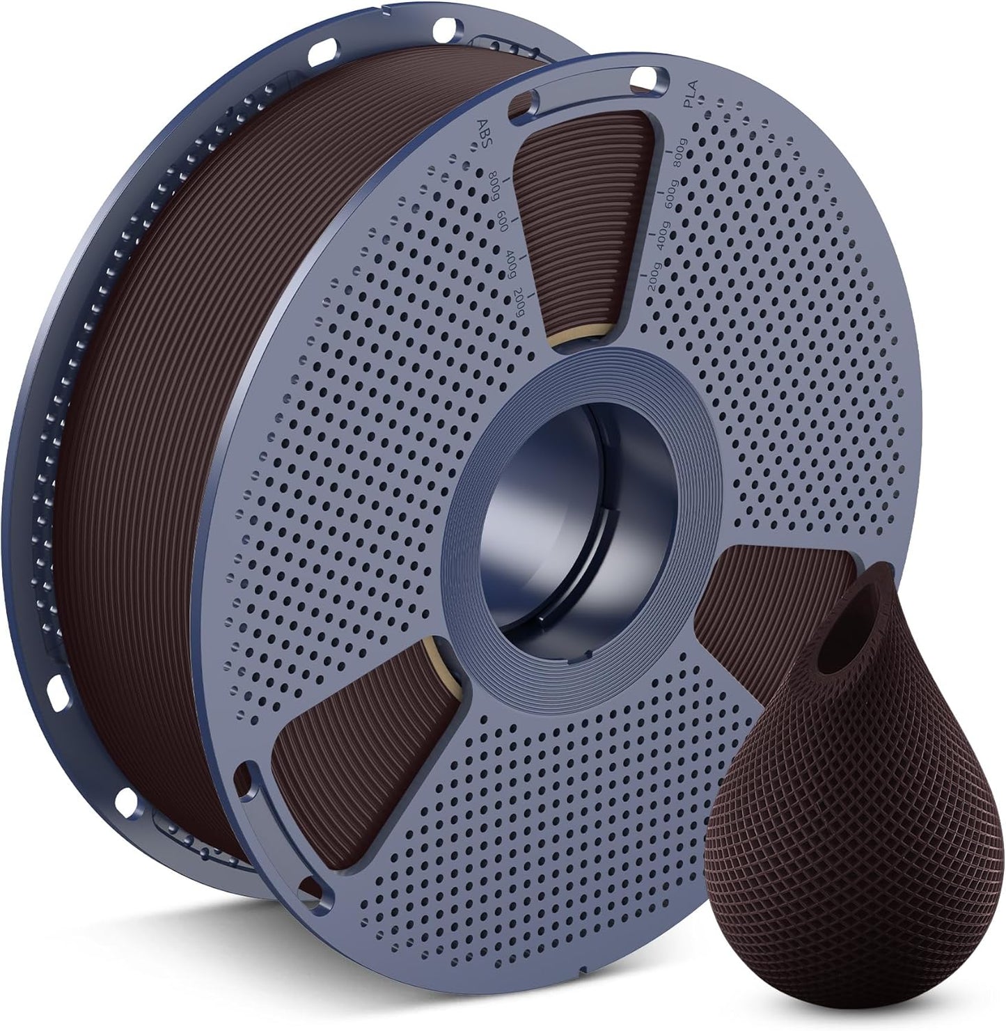 SUNLU 3D Printer Filament PETG Filament 1.75mm, Less Stringing Good Layer Adhesion High Toughness, PETG Filament 1.75 ±0.02mm, 1kg Spool(2.2lbs), Roasted Chestnut