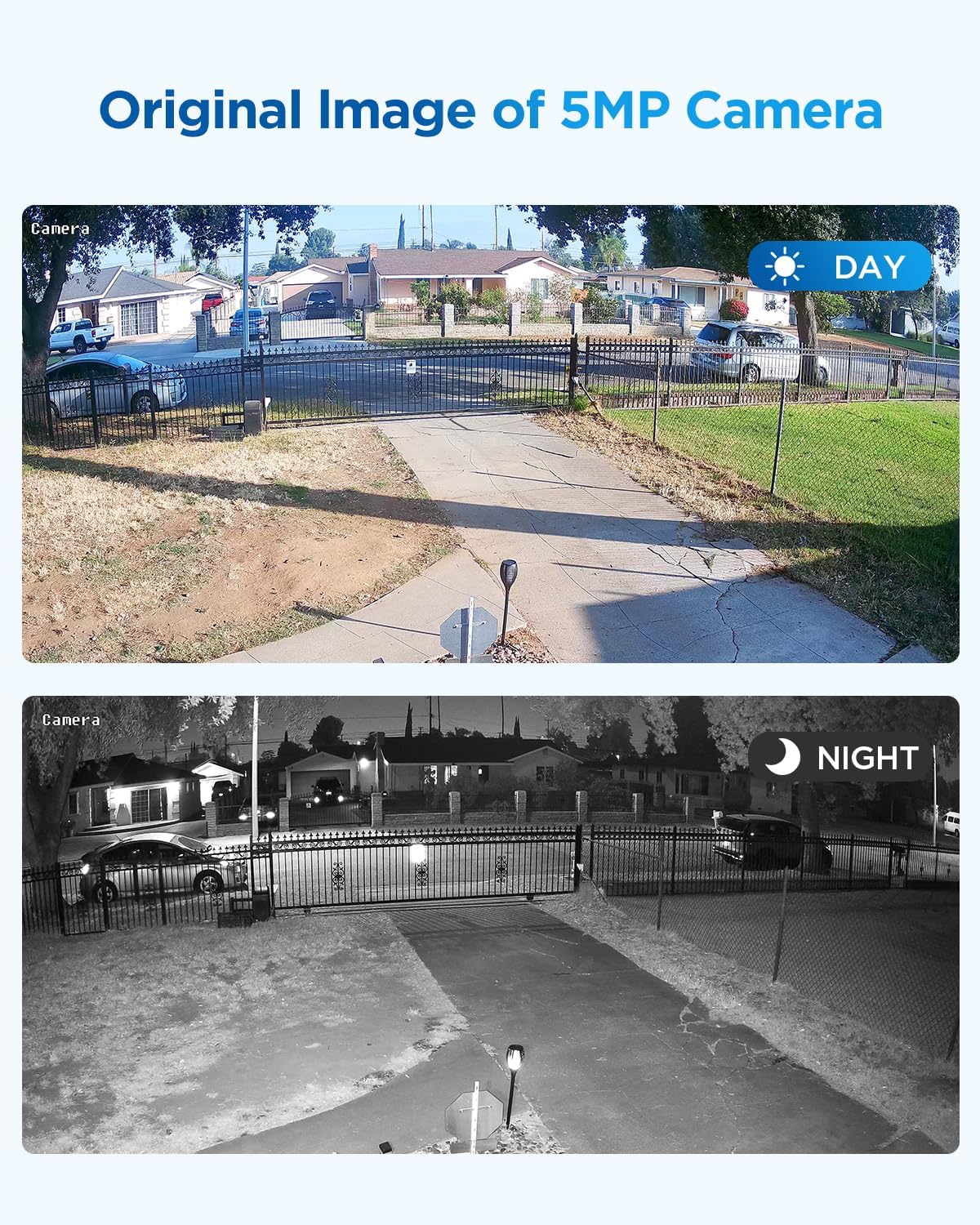 4COVR Security Camera Outdoor System, Person Vehicle Detection & Night Vision, 4Pcs 5MP Wired Dome IP Camera with Audio IP67 Home Weatherproof, 8CH 8MP H.265 NVR with 2TB HDD, LY97AB5M0804