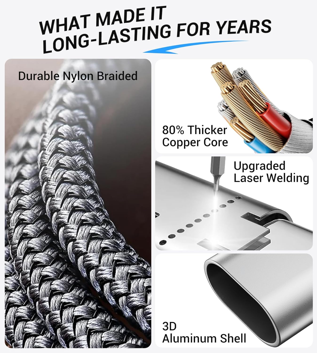 Temdan for Travel Vacation Essentials,3 in 2 USB C Cable for Apple Watch Charger/iPhone 16 Charger/Lightning,Multi Charging Cable Cord,Camping Essentials,Designed for iWatch &iPhone 16-12-5FT Green