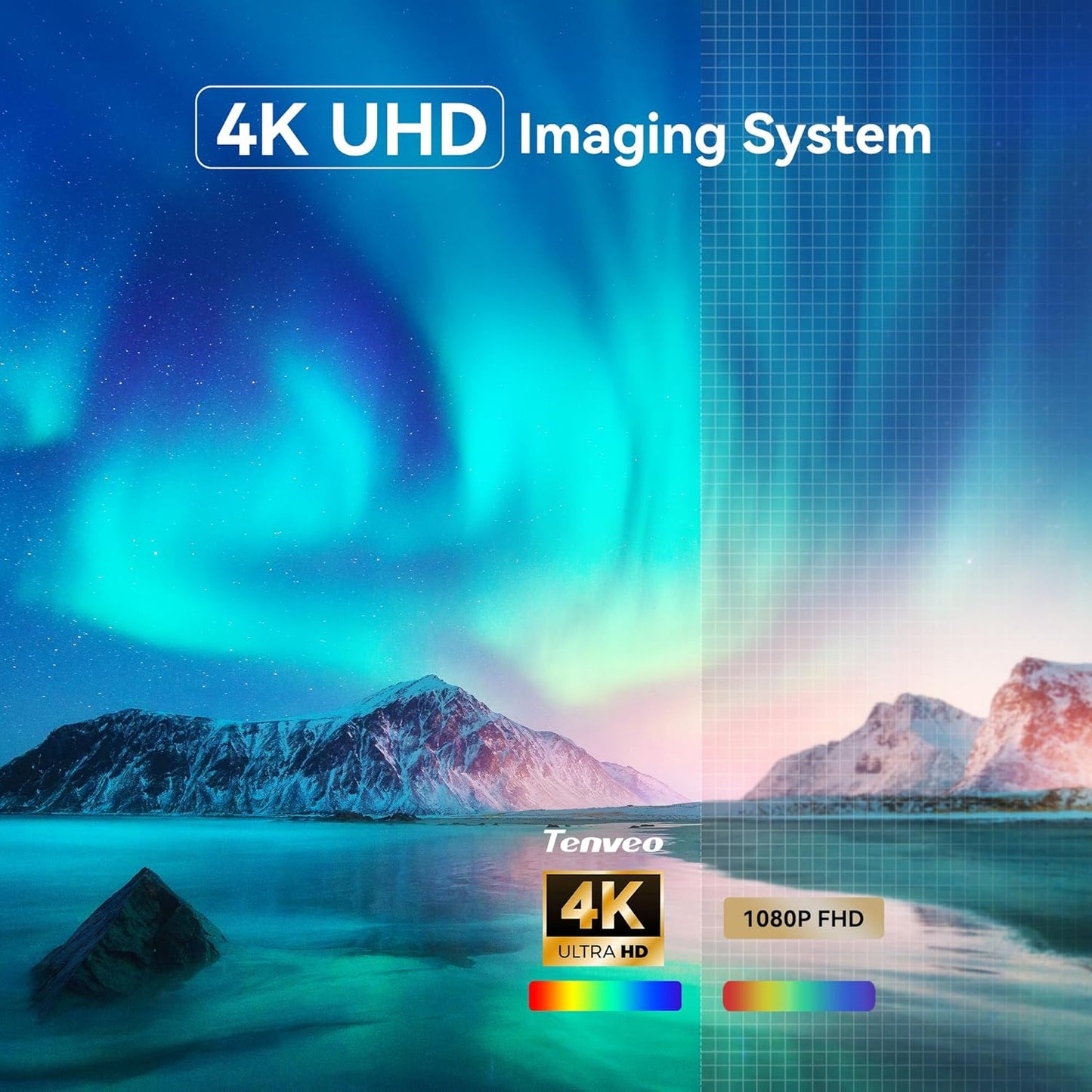 Tenveo VLGroup All-in-One 4K Conference PTZ Camera with Bluetooth Speakerphone System 12X Optical Zoom Wide View Angle Lens Works with Zoom Skype Teams for Room Remote Meeting