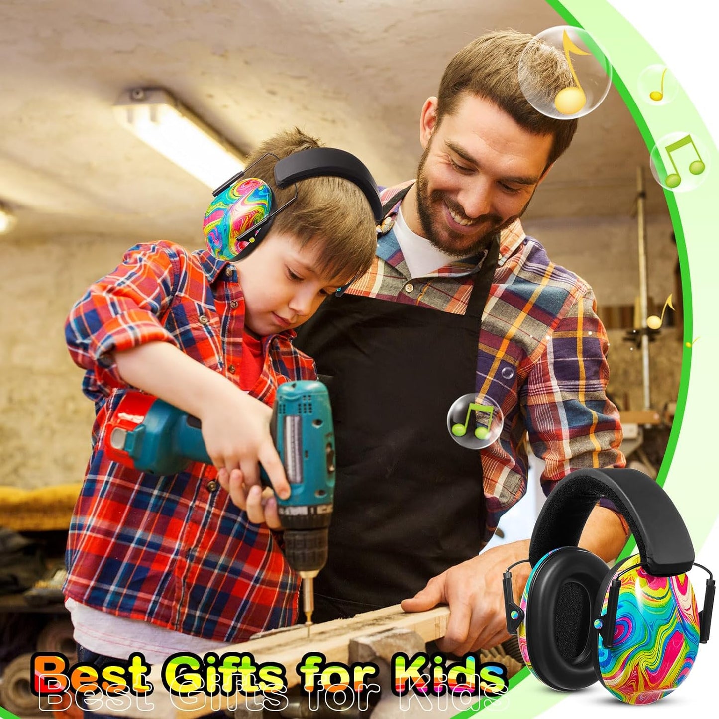 Amylove 12 Pcs Kids Ear Protection Noise Cancelling Headphones Ear Muffs Bulk 27db Adult Noise Reduction Hearing Earmuff(Universal Fit (kids & Adults),Classic Style,Fresh Color)