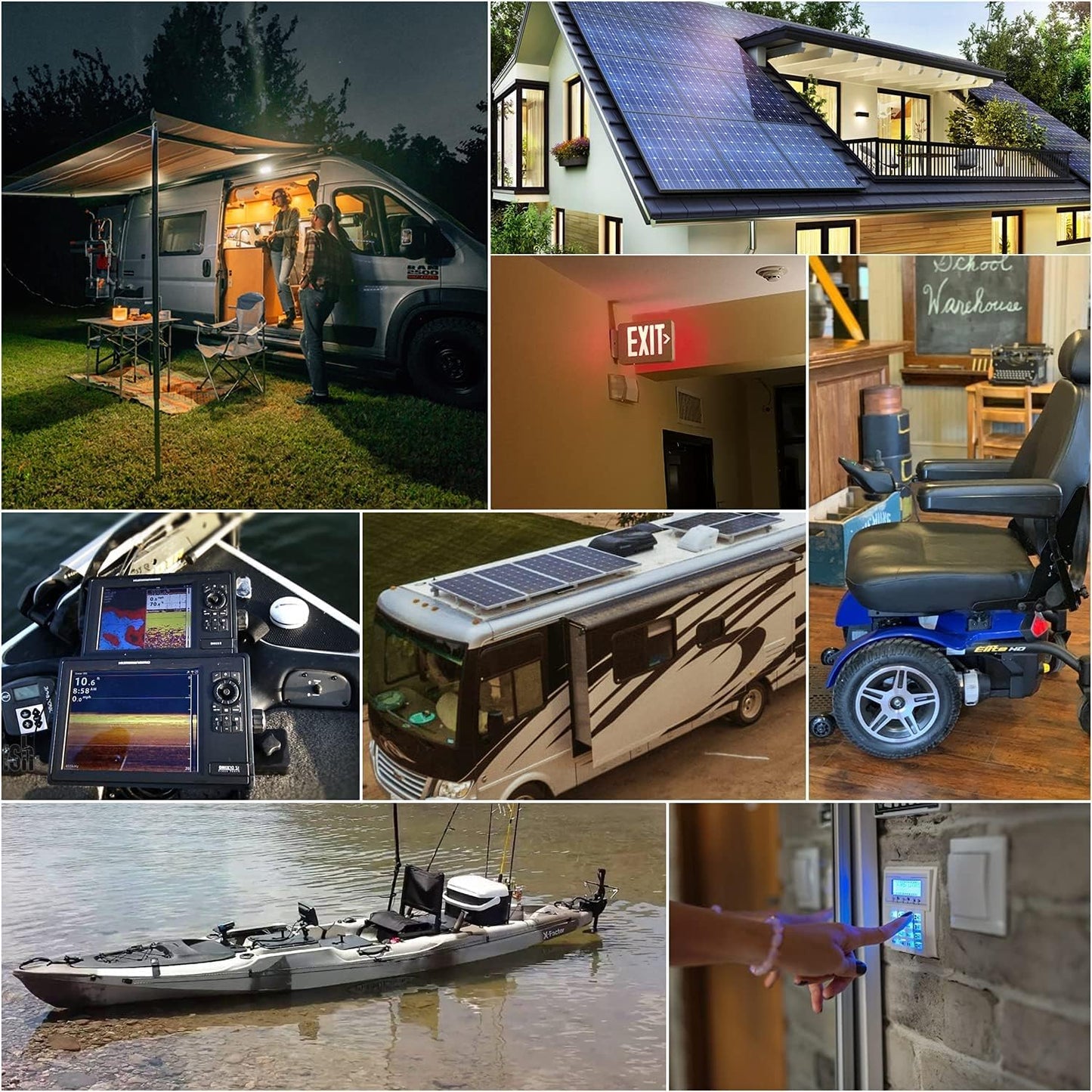 Weize 12V 100Ah TM LiFePO4 Lithium Battery, Built-in Smart BMS, Group 31 Deep Cycle Battery Perfect for Trolling Motor, RV, Solar, Marine, Overland/Van, and Off Grid Applications