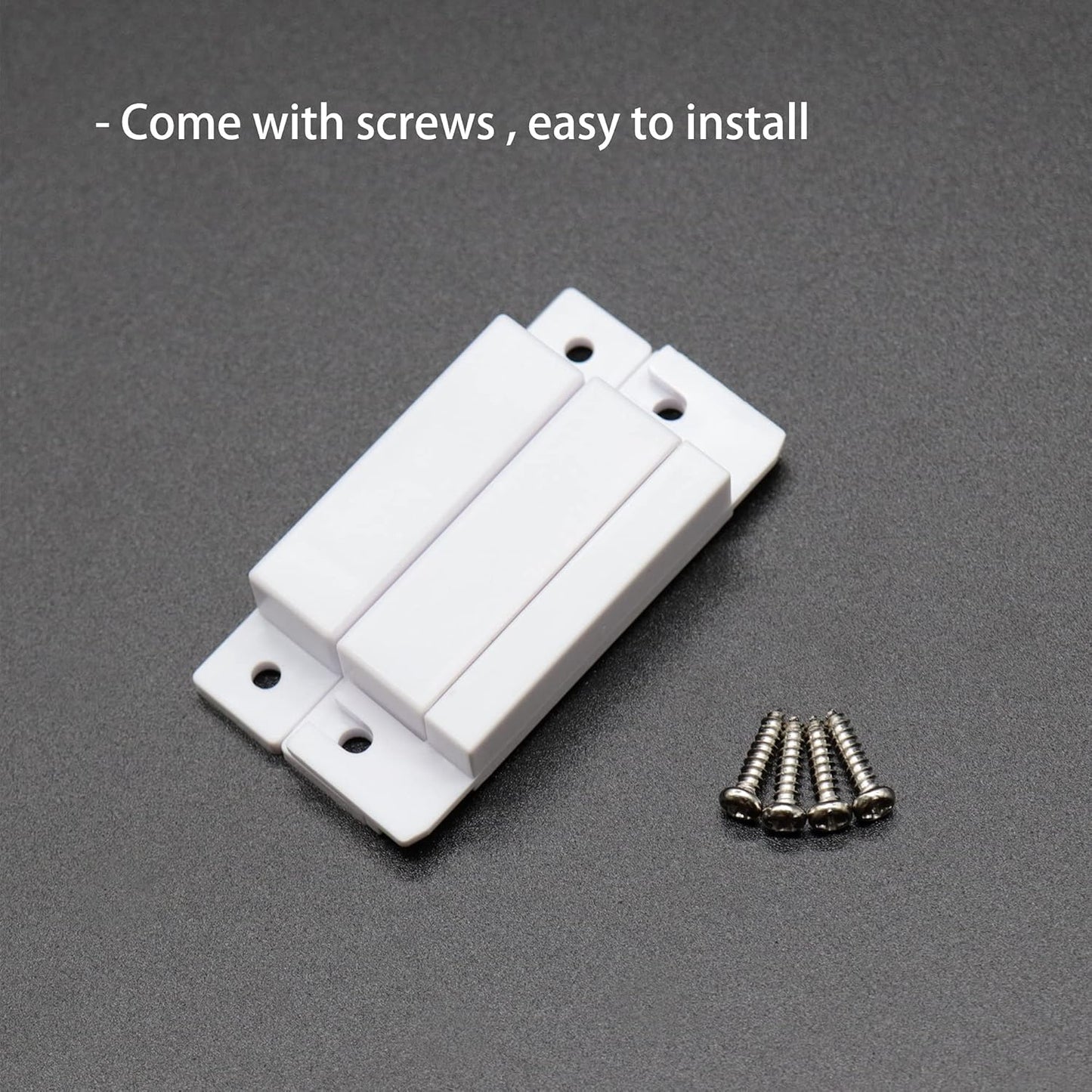 Magnetic Reed Switch NC Surface Mount Wired Door Window Contact Sensor with Cover for Home Security and Burglar Alarm Systems MC-31 5pcs