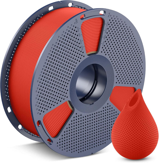 SUNLU 3D Printer Filament PETG Filament 1.75mm, Less Stringing Good Layer Adhesion High Toughness, PETG Filament 1.75 ±0.02mm, 1kg Spool(2.2lbs), 1kg,Red