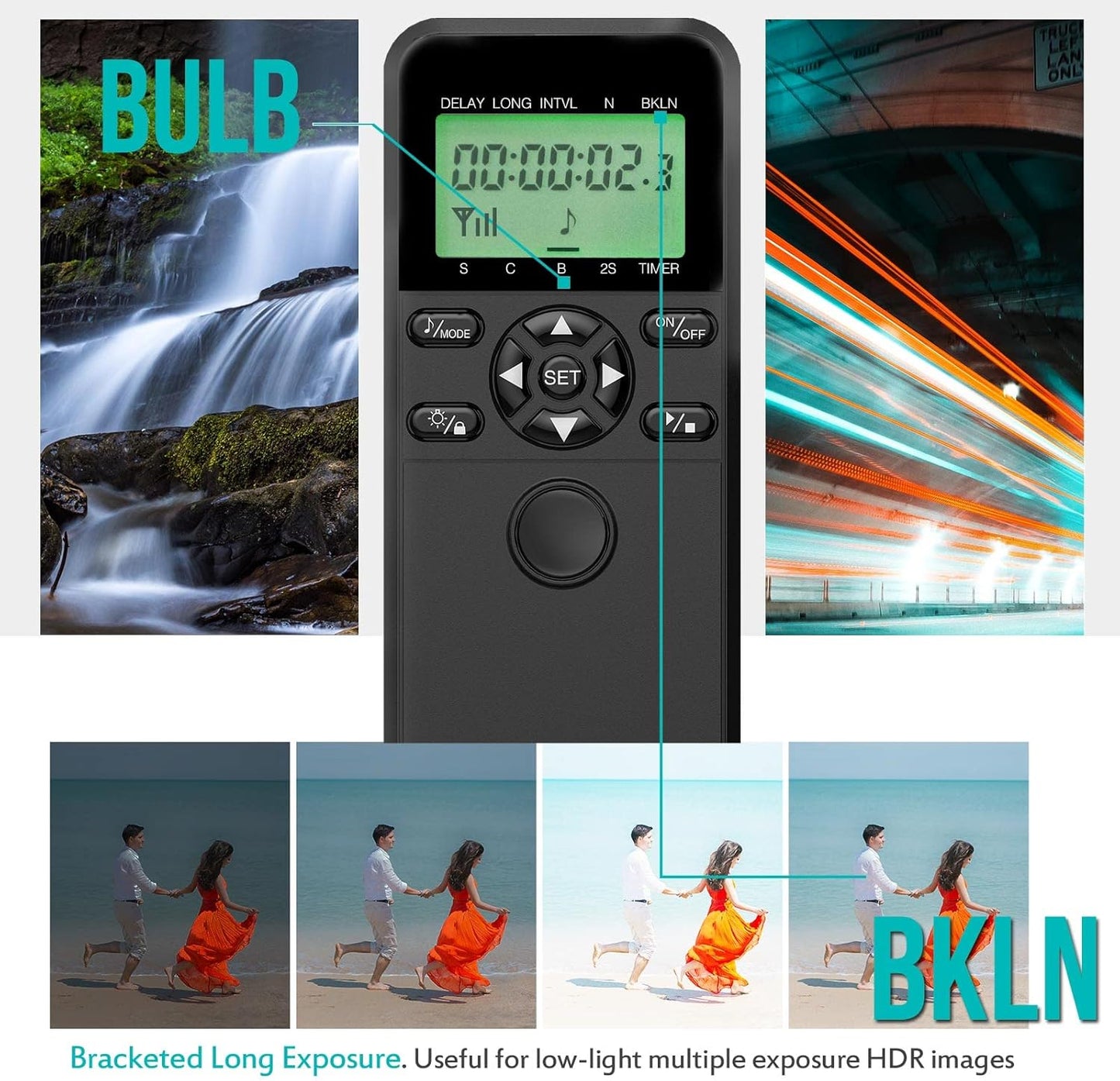 Compatible with Canon Wireless Shutter Remote - Intervalometer and Timer (EOS R5, 10D, 6D, 1D, 1Ds, 1D Mark IV, 1D Mark II)