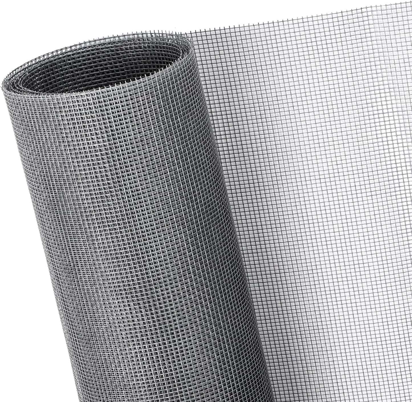 59"x79" Window Screen Mesh, Fiberglass Window Screen, Screen Door Mesh, Windows Screens and Screen Door Replacement, Patio Screen Mesh- Gray